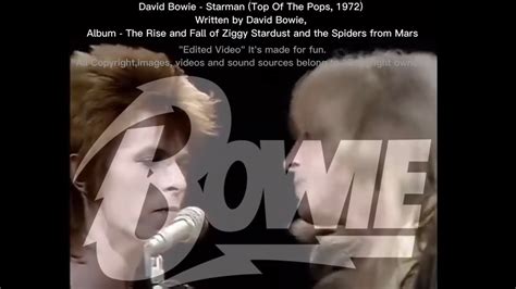 David Bowie Starman Top Of The Pops Youtube