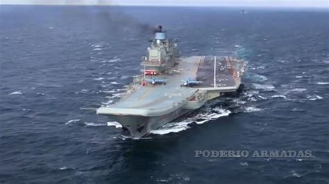 El nuevo portaaviones ruso Almirante Kuznetsov estará bien protegido