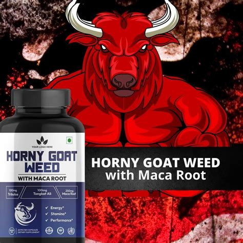 Herbal Max Strong Maxx Horny Goat Weed Maca Root To Boost Strength