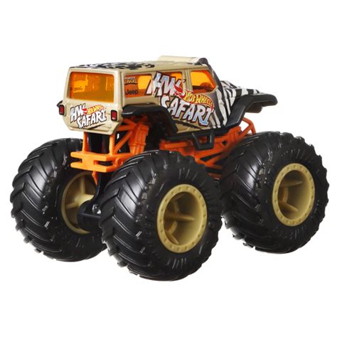 Hot Wheels Monster Trucks Demolition Doubles Hw Safari Vs Wild Streak 2 Pack The Entertainer