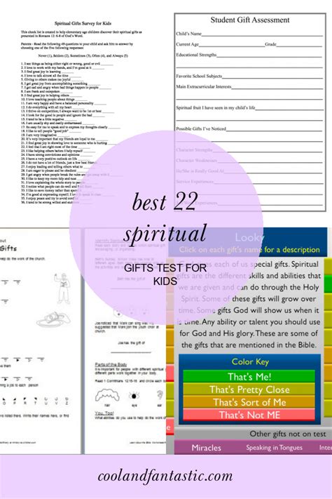 Printable Spiritual T Test