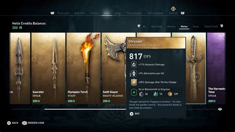 Assassins Creed Odyssey Best Weapons For The Early Mid And Late Game Vg247