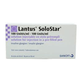 Lantus Solostar Iu Ml Ml Pen Pens Tdawi Uae