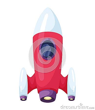 Red Rocket Launcher Cartoon Vector | CartoonDealer.com #250061475