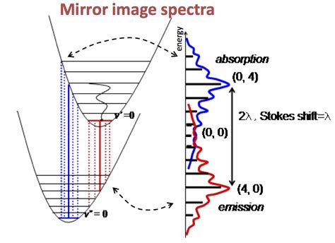 Spectroscopy Why Does The Excitation And Emission Spectrum Of A
