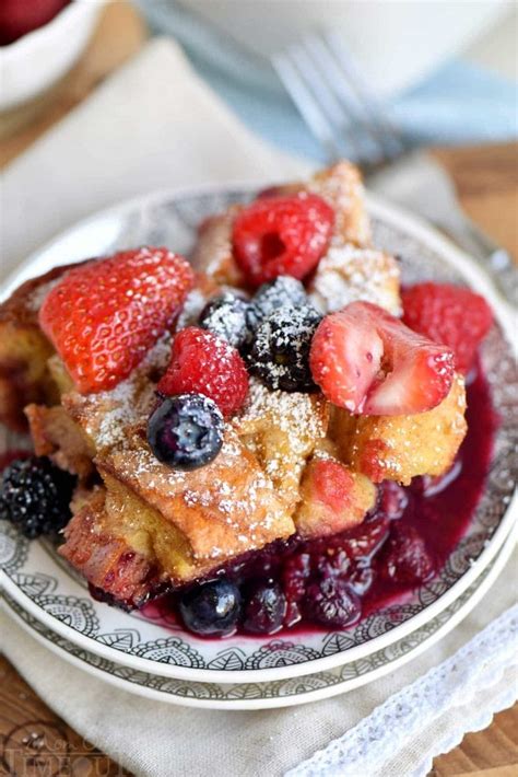 Triple Berry French Toast Casserole - Mom On Timeout