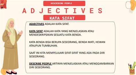 Pengertian Adjectives Kata Sifat Learn English Adjectives Learning