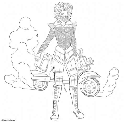 Disney Cruella Coloring Page