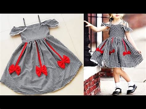 Diy Designer Cute Baby Frock Full Tutorial Youtube