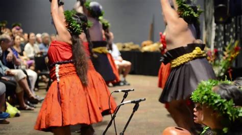 Hālau O Kekuhi Performs At Imiloas Merrie Monarch Cultural Enrichment