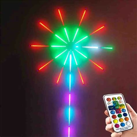 Rgb Led Firework Lights Indoor Firework Led Christmas Fireworks Starburst Light Rgb