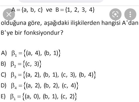 Fonksiyon belirtmeyle ilgili 2 soru çözümüyle beraber lazım acill