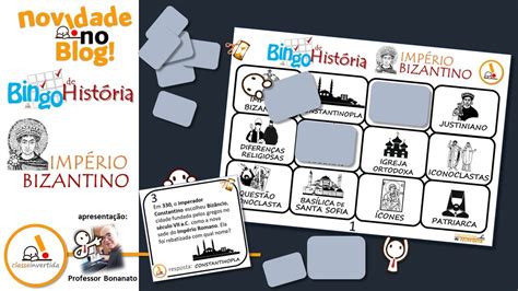 Imp Rio Bizantino Bingo De Hist Ria Novidade No Blog Epis Dio