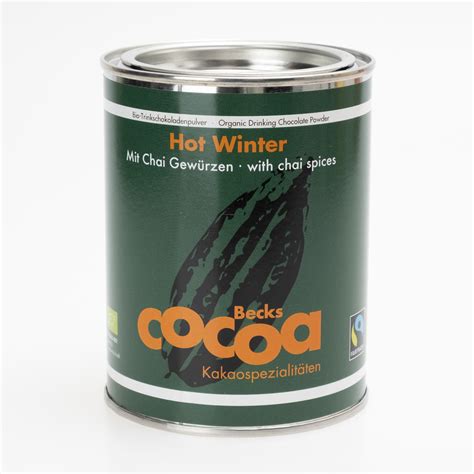 Becks Chocolate Powder Hot Winter Organic G Schwarzenbach Ch
