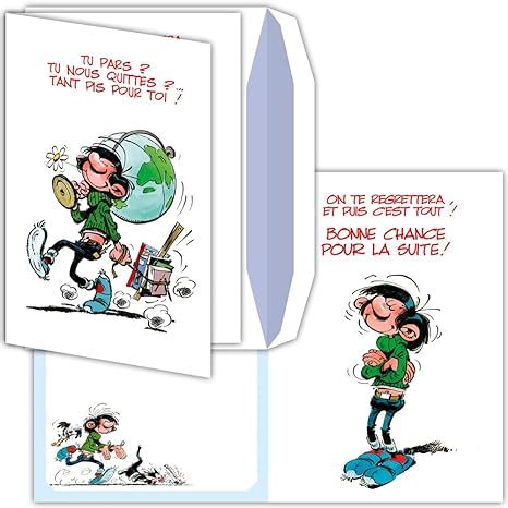 Gaston Lagaffe GLMX 2029 Large A4 Retirement Card And Envelope