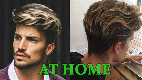 Blonde Highlights On Black Hair At Home Men Hair Colour