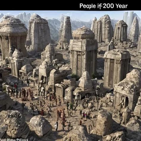 People In 2200 Year