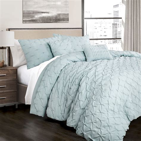 Ravello Pintuck 5 Piece Comforter Set Lush Decor