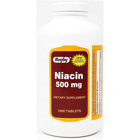 Niacin | 500 mg | 1000 Tablets – Hargraves Online Healthcare