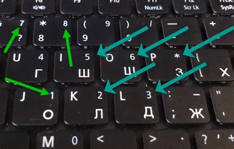 Как выглядит кнопка нумпад на ноутбуке