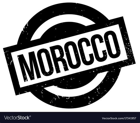 Morocco Rubber Stamp Royalty Free Vector Image