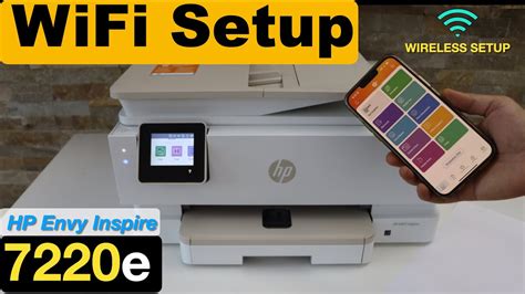 HP Envy Inspire 7220e WiFi Setup Wireless Setup Connect To Wireless