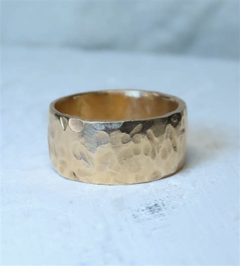 Terrain Wide Rose Gold Ring Debra Fallowfield Makes Custom