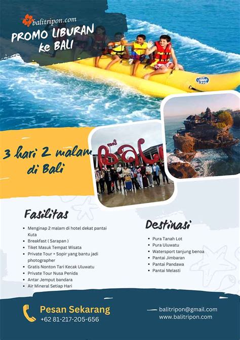 Paket Tour Bali Hari Malam Plus Hotel Paket Tour Murah Di Bali