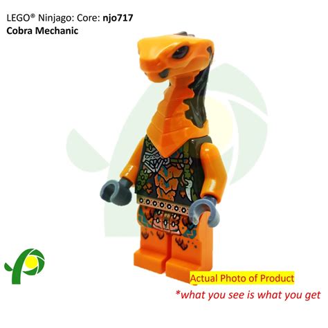 Lego Ninjago Core Njo Cobra Mechanic Authenitic Minifig Shopee