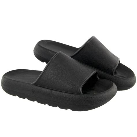 Chinelo Nuvem Anatômico Macio Ortopédico Flexível Confortável Preto