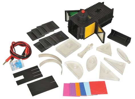 Buy Deluxe Optics Kit Mirrored Lightray Box And 29 Optical Components Includes Manual With 18