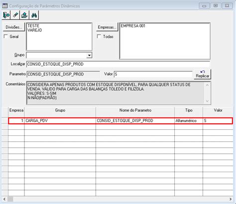 Varejo Supermercados Parametro Como Definir A Parametriza O Para