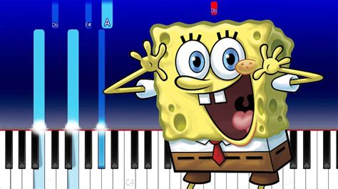 Spongebob Krusty Krab Theme Piano Tutorial Youtube