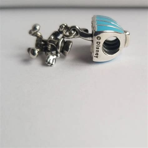 AUTHENTIC PANDORA Jiminey Cricket DISNEY PINOCCHIO SILVER DANGLE CHARM