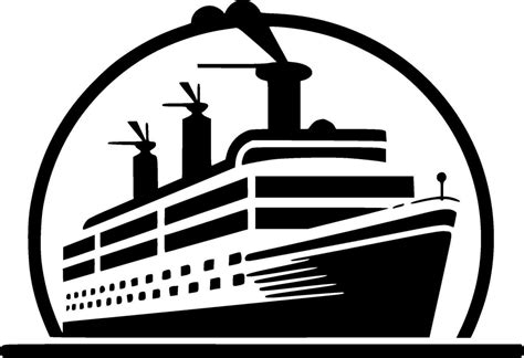 Cruise Minimalist And Simple Silhouette Vector Illustration 25341507