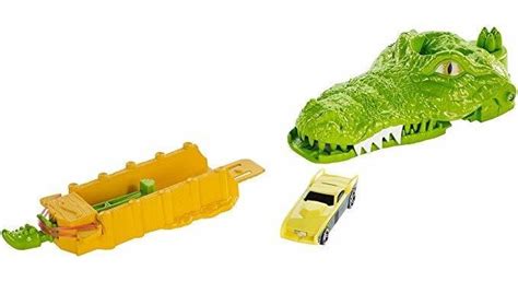 Hot Wheels Set Cocodrilo Pista Crunch Env O Gratis
