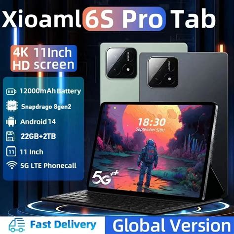 2024 НОВЫЙ оригинальный планшет MI Pad 6S Pro 11 дюймов Snapdrago 8gen2 ...