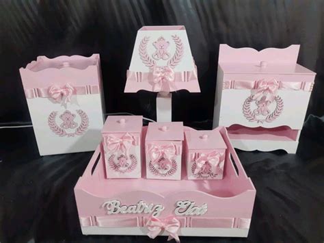 Kit higiene bebê ursinha princesa Elo7 Produtos Especiais