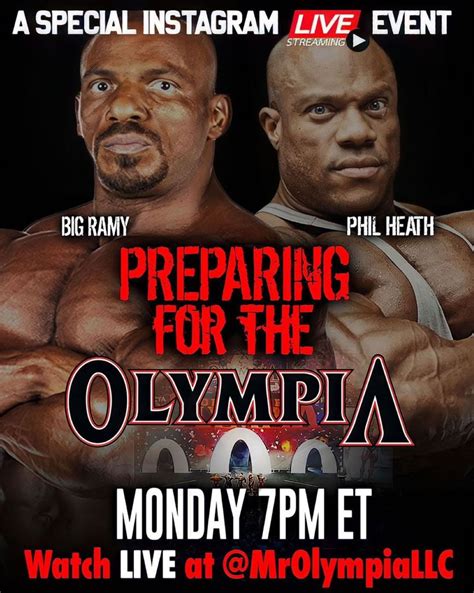 Muscle Fitness On Twitter Big Ramy And Phil Heath Go Live On Monday