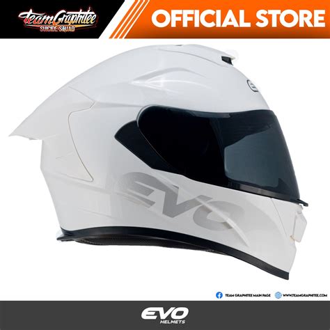 EVO HELMET GT PRO PEARL WHITE (LENS MAY VARY) | Shopee Philippines