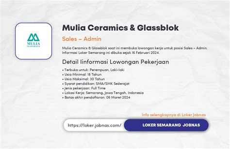 Lowongan Kerja Sales Admin