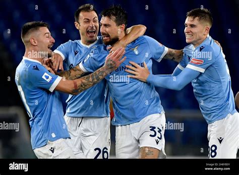 Roma Italy Nd Dec Francesco Acerbi Of Ss Lazio R