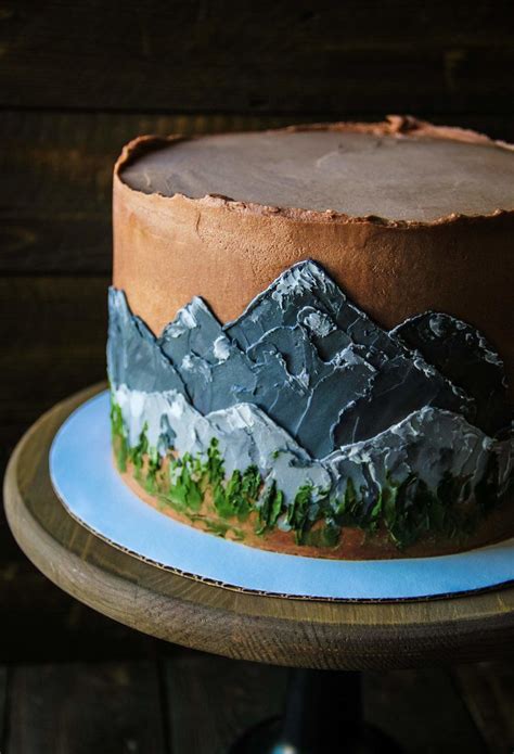 Chocolate Mountain Cake Desserts Mountain Cake Cake