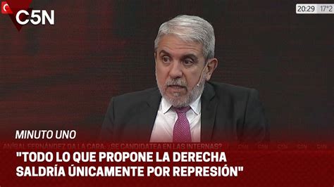 ANÍBAL FERNÁNDEZ MANO a MANO con GUSTAVO SYLVESTRE en MINUTO UNO YouTube