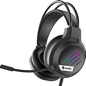 Fone De Ouvido Headset Gamer Evolut Lesh Eg 306 Led Rainbow Compatível