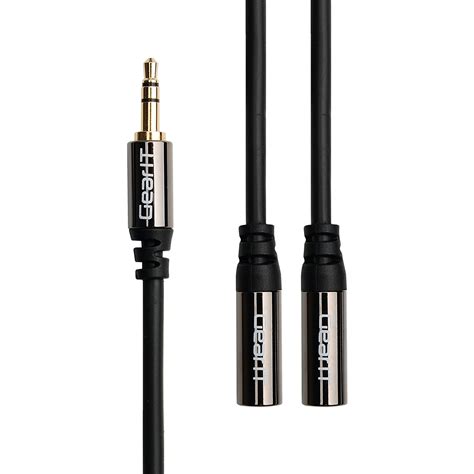 Gearit Pro Series Gold Plated Mm Auxiliary Audio Stereo Y Headphone