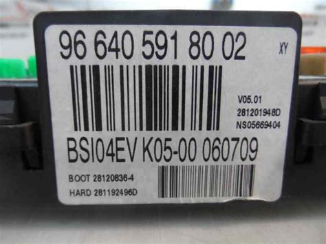 Electronic Module Peugeot I A C Hdi B