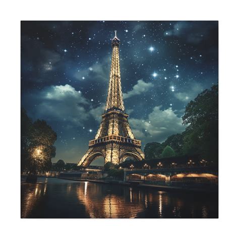 Eiffel Tower Painting Eiffel Tower Wall Art Depiction Of The Eiffel