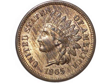 1865 Plain 5 Rpd 008 Flying Eagle And Indian Head Cents