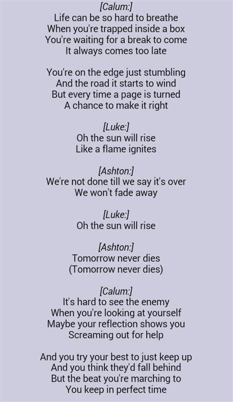 Never Be 5sos Lyrics